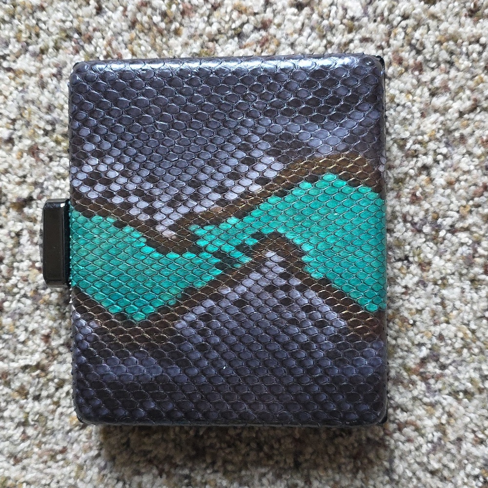 Alexandra Clancy Elegant Snakeskin Clutch